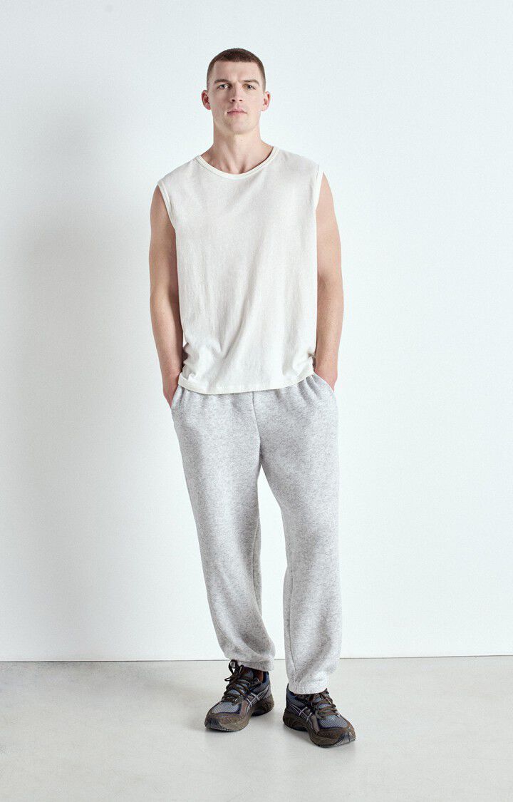 American Vintage Jogging Homme Evona - GRIS CLAIR CHINE Gris - E25