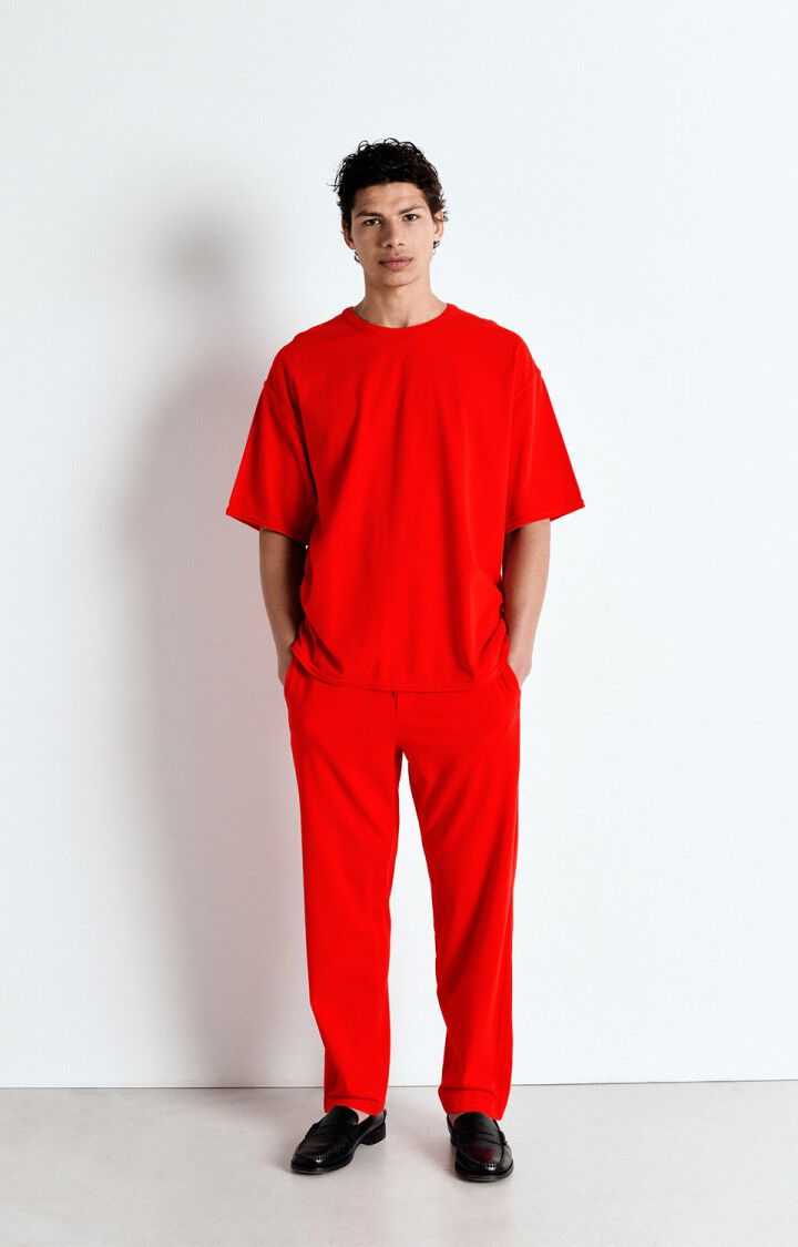 American Vintage Jogging Homme Fazy - VOLCAN VINTAGE Rouge - E25