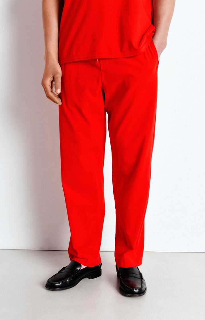 american vintage Jogging homme Fazy - VOLCAN VINTAGE Rouge - E25