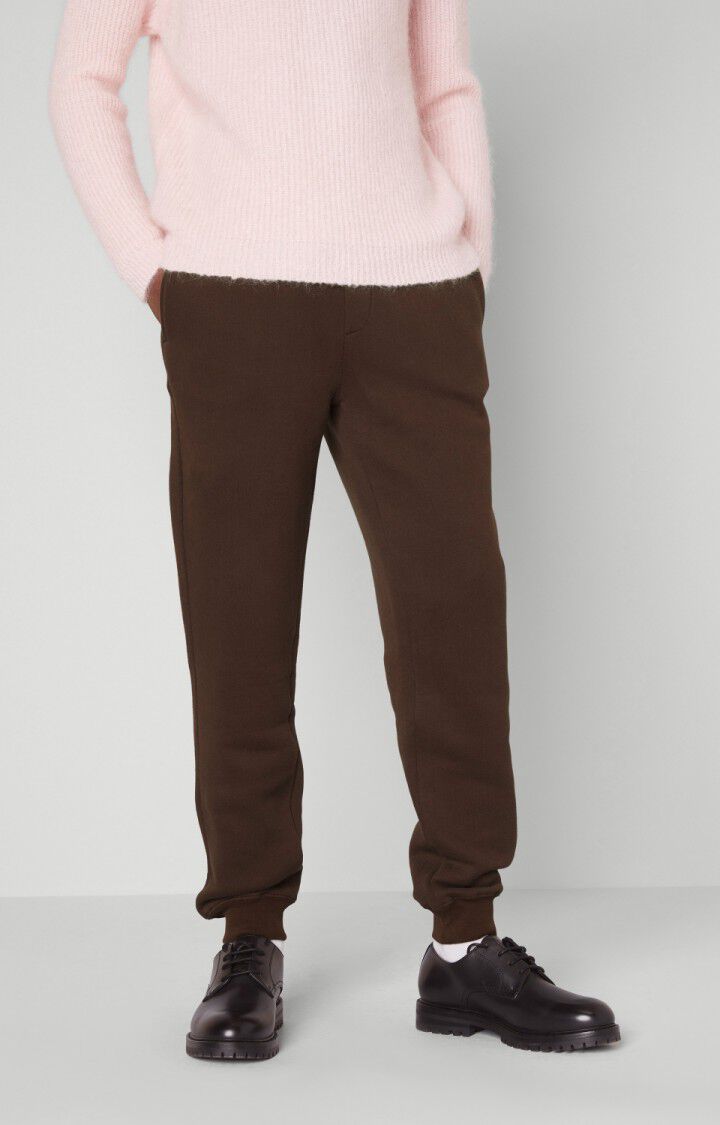 american vintage Jogging homme Ikatown - CHOCOLAT Marron - H21