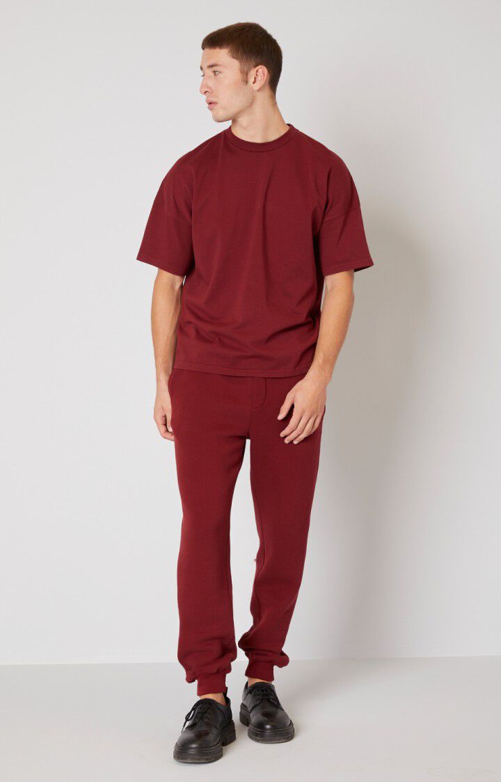 American Vintage Jogging Homme Ikatown - MUSCAT Rouge - H21