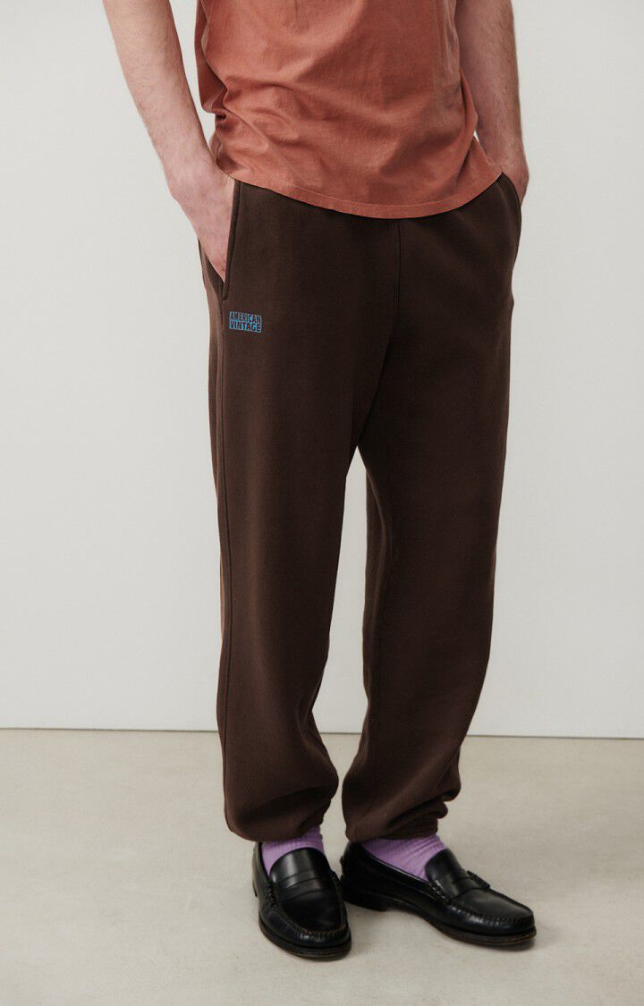 american vintage Jogging homme Izubird - CAFE VINTAGE Marron - H24