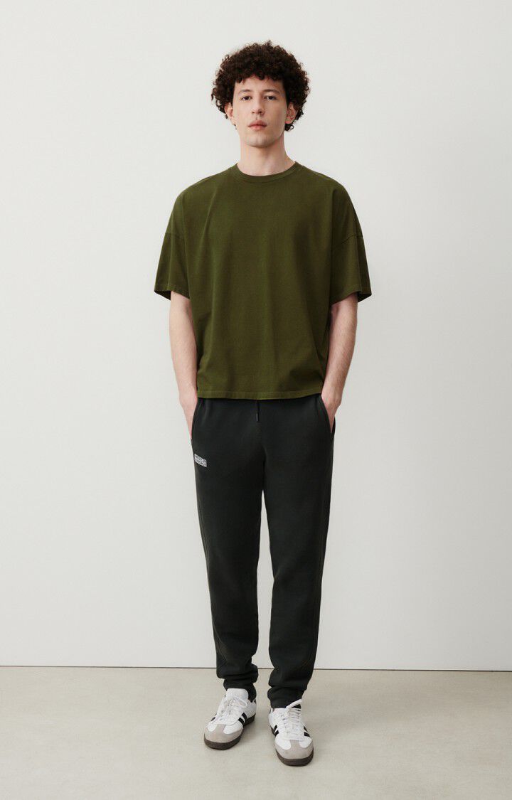 American Vintage Jogging Homme Izubird - CARBONE VINTAGE Noir - E25