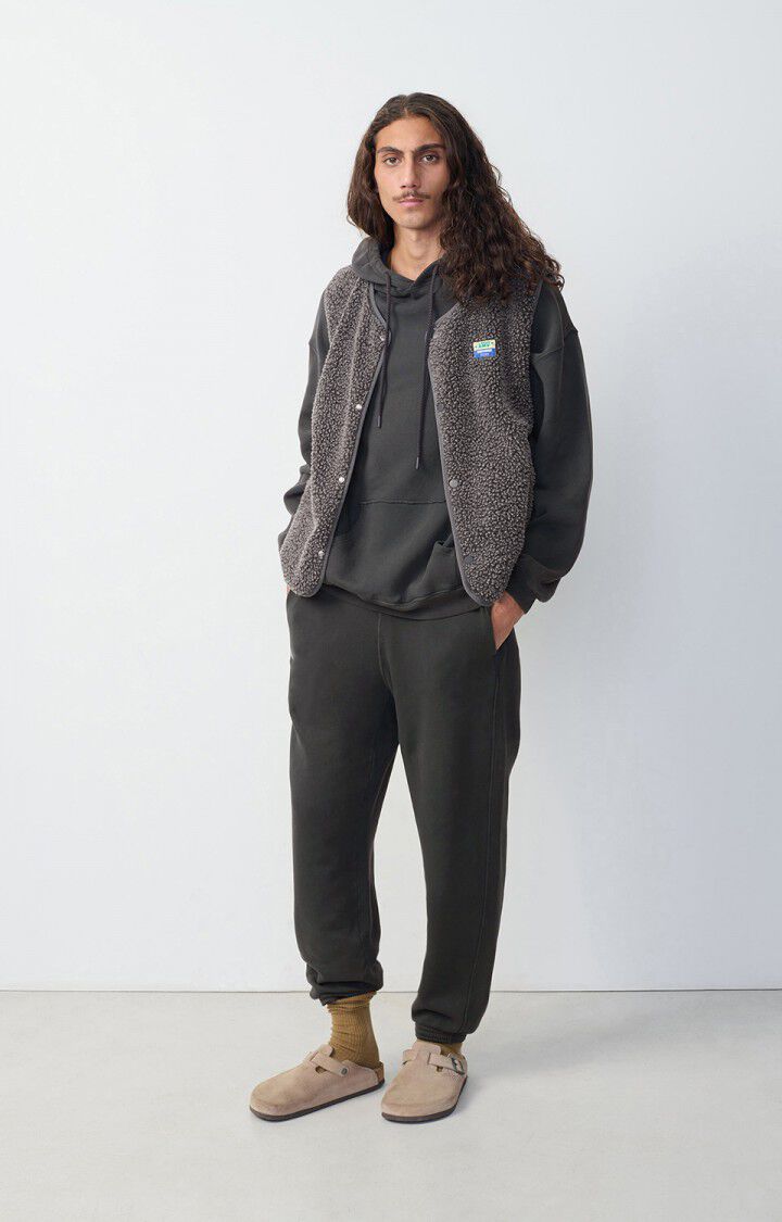 American Vintage Jogging Homme Izubird - CARBONE VINTAGE Noir - E25