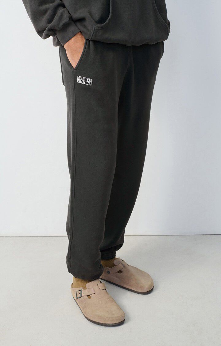 american vintage Jogging homme Izubird - CARBONE VINTAGE Noir - E25