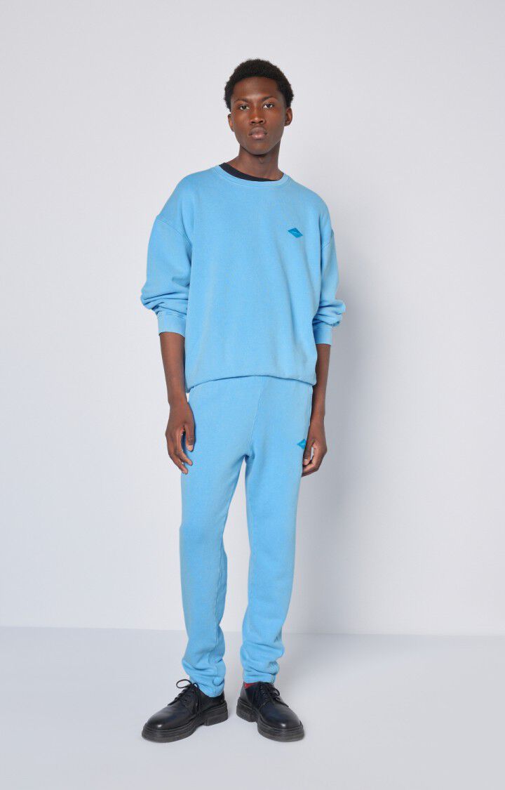 American Vintage Jogging Homme Izubird - CASCADE VINTAGE Bleu - E23