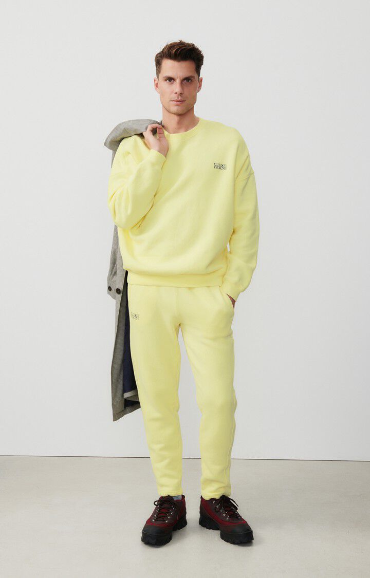American Vintage Jogging Homme Izubird - LEMON CURD VINTAGE Jaune - E24