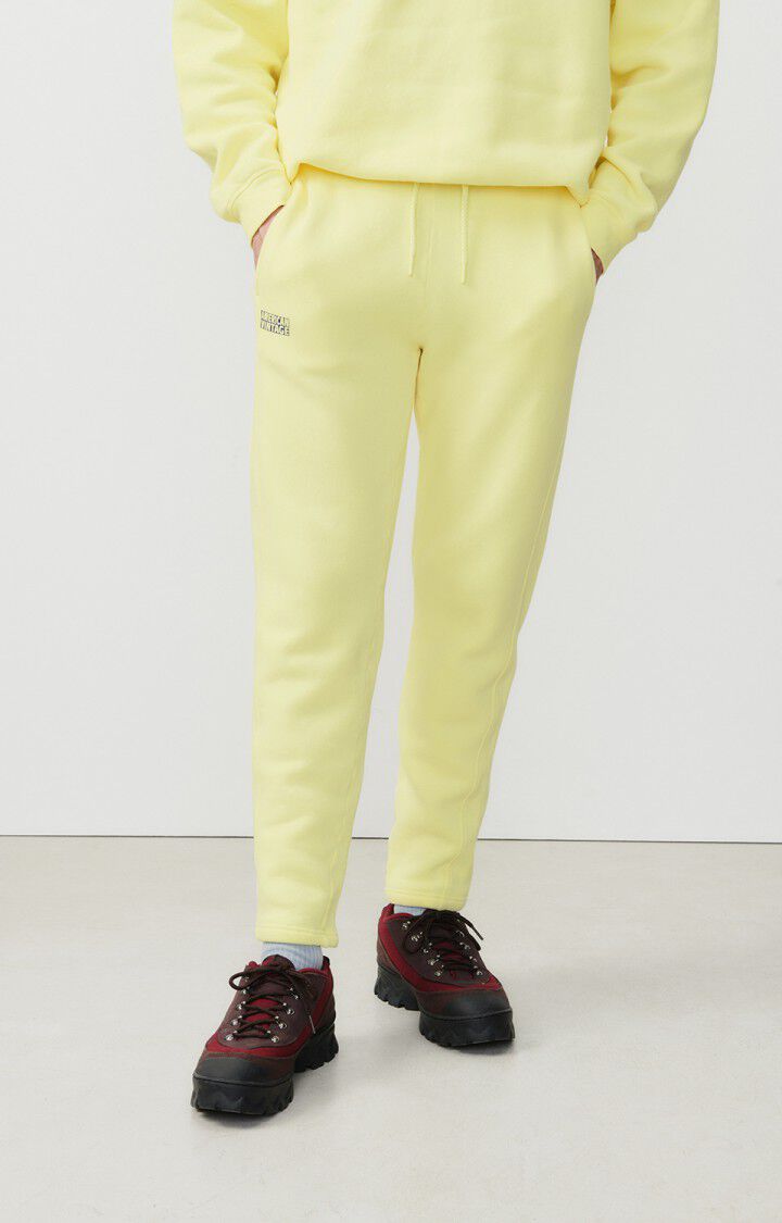 american vintage Jogging homme Izubird - LEMON CURD VINTAGE Jaune - E24