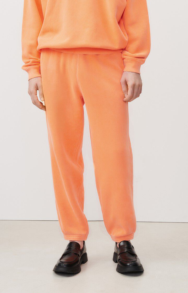 american vintage Jogging homme Izubird - NEFLE FLUO Orange - E24