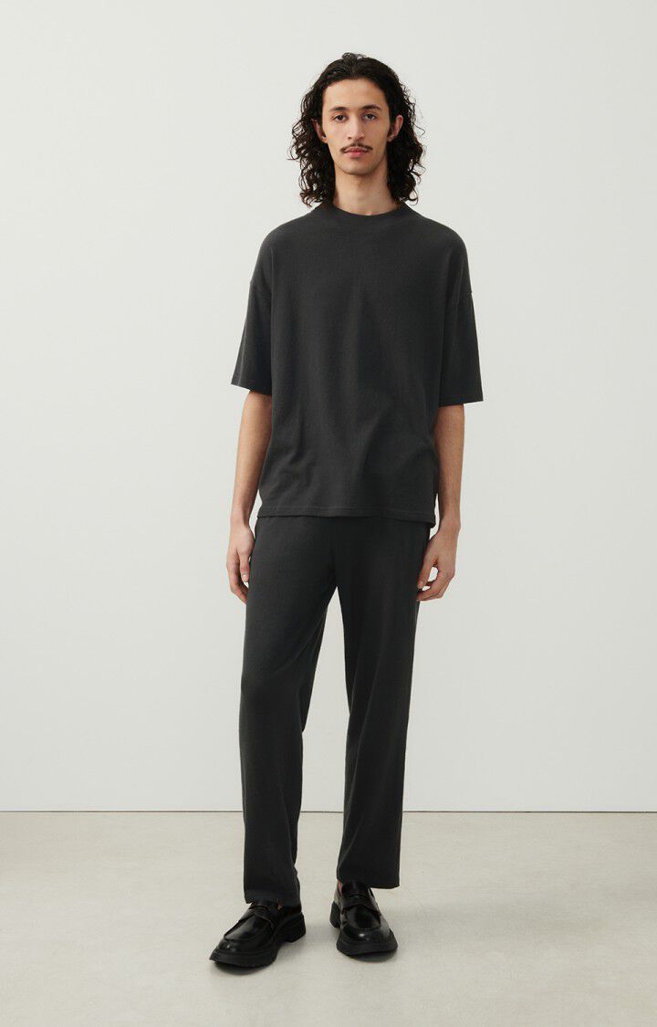 American Vintage Jogging Homme Rakabay - CARBONE Noir - E24