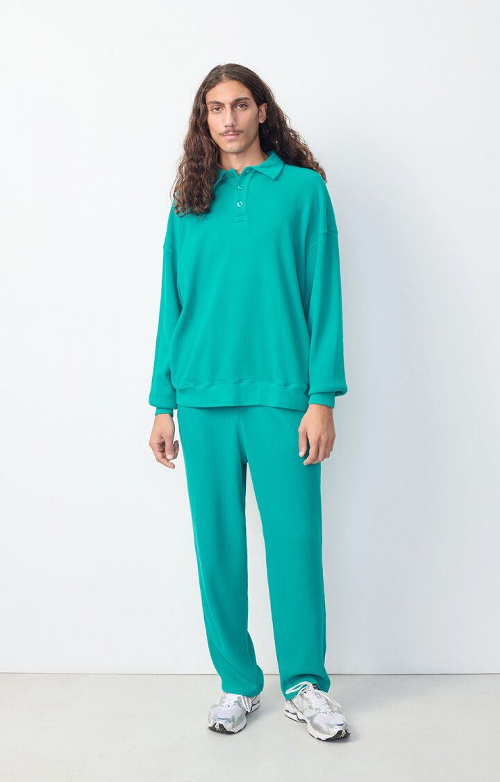 American Vintage Jogging Homme Ryvy - BLEU CANARD Bleu - H24