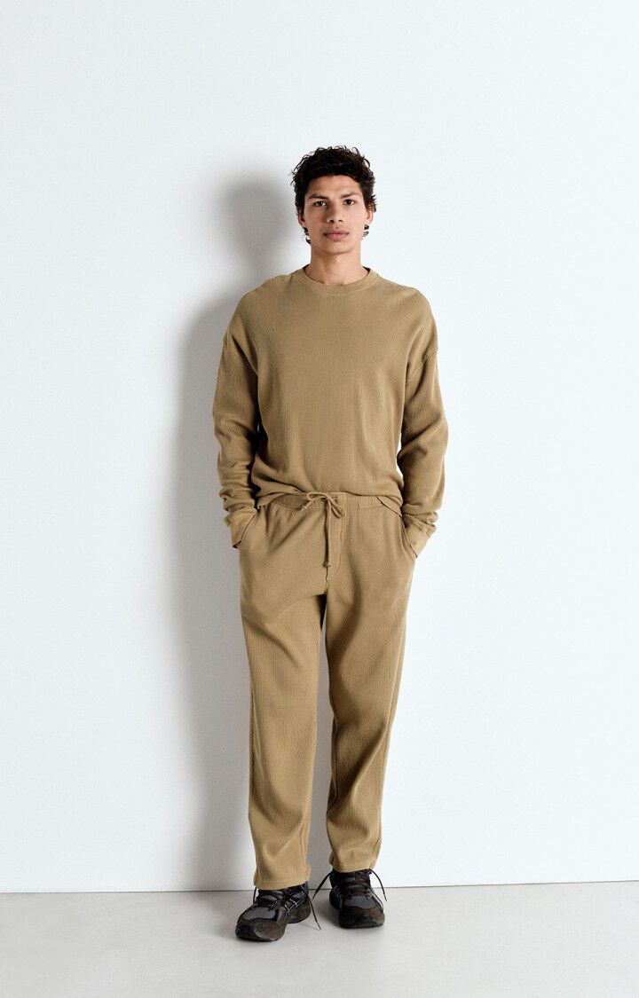 American Vintage Jogging Homme Ryvy - BOULGOUR Beige - E25