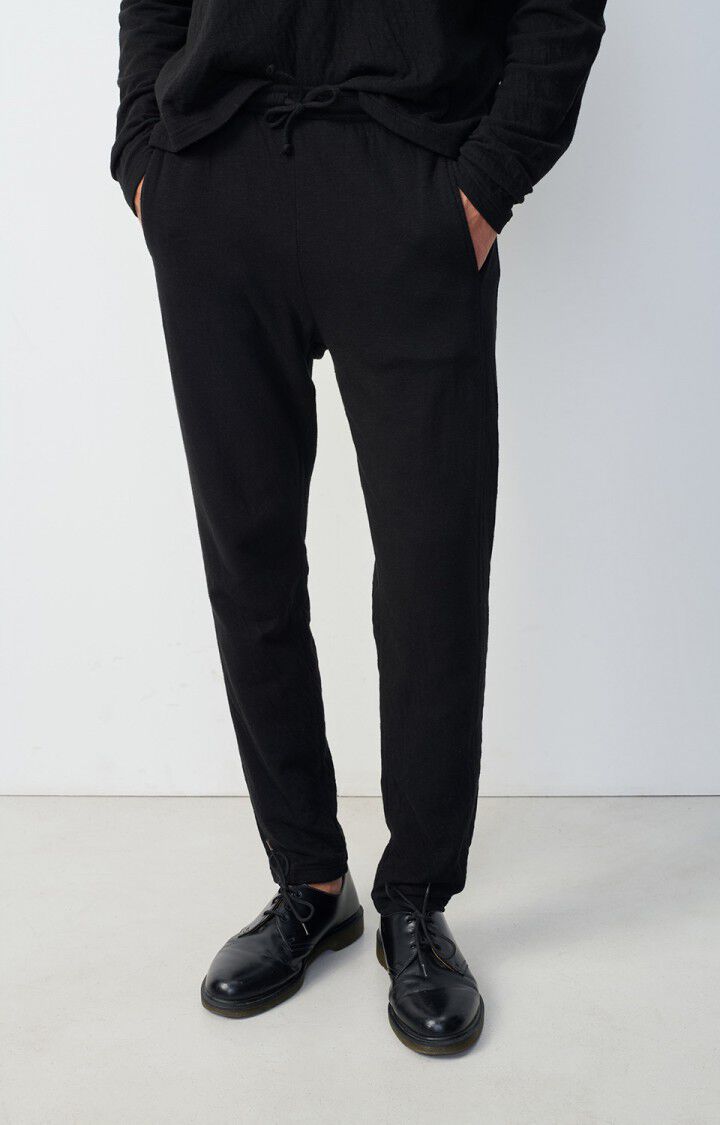american vintage Jogging homme Slycity - NOIR Noir - H24
