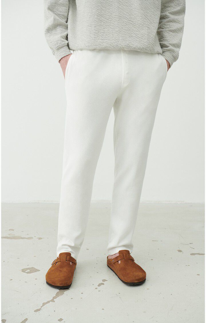 american vintage Jogging homme Sonicake - BLANC Blanc - E22