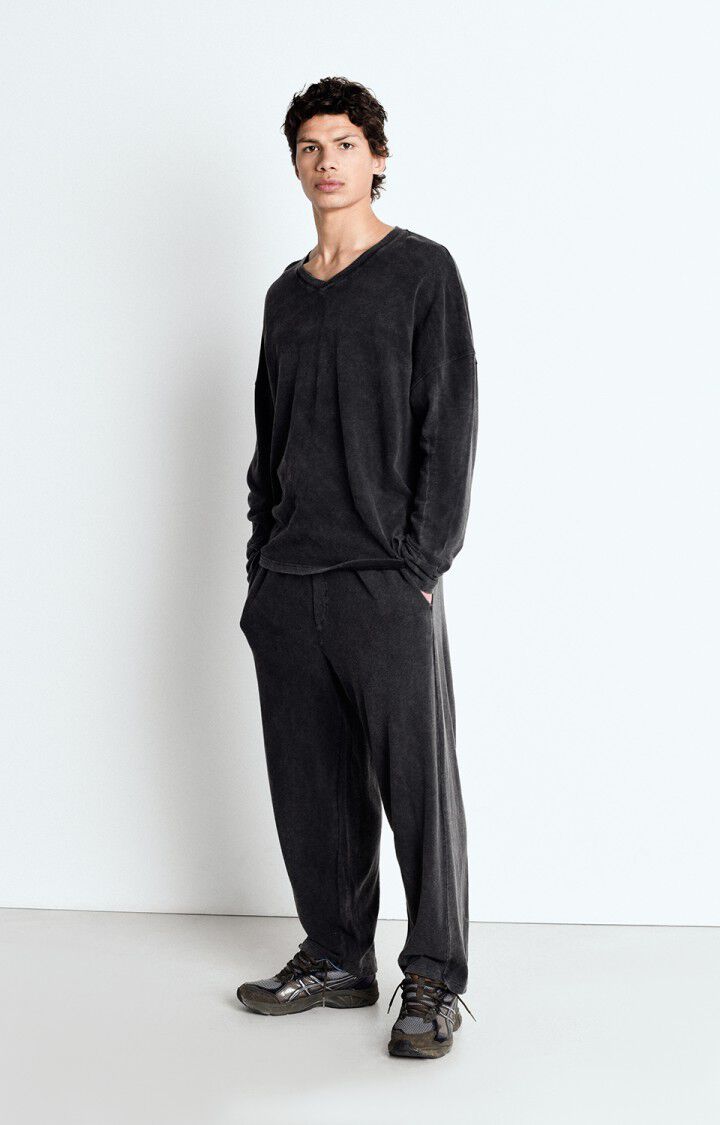 American Vintage Jogging Homme Sonoma - CARBONE VINTAGE Noir - E25