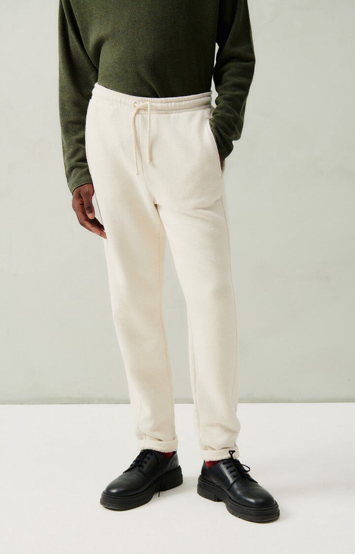 american vintage Jogging homme Xybay - ECRU Beige - H23