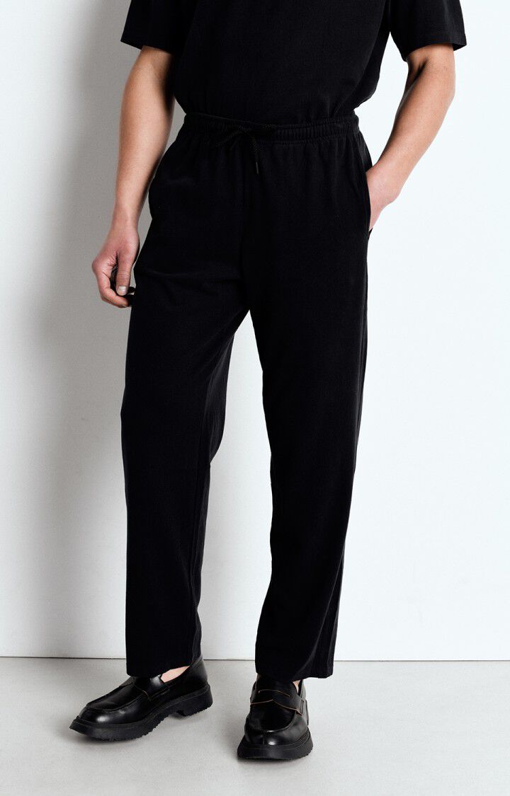 american vintage Jogging homme Ykobow - TENEBRE Noir - E25