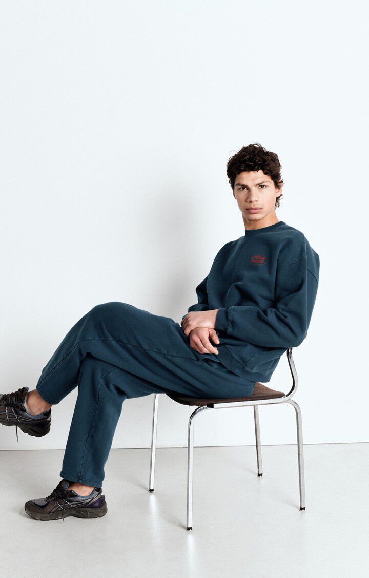 American Vintage Jogging Homme Zoky - COSMOS VINTAGE Bleu - E25