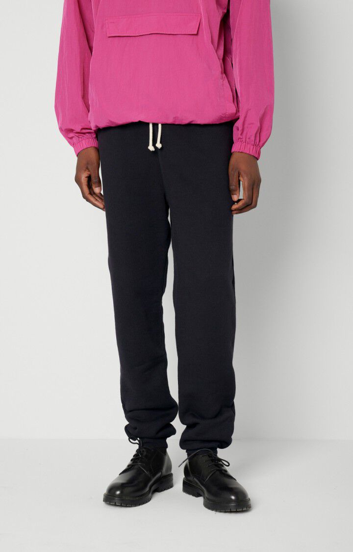 american vintage Jogging homme Zutabay - CARBONE Noir - E22