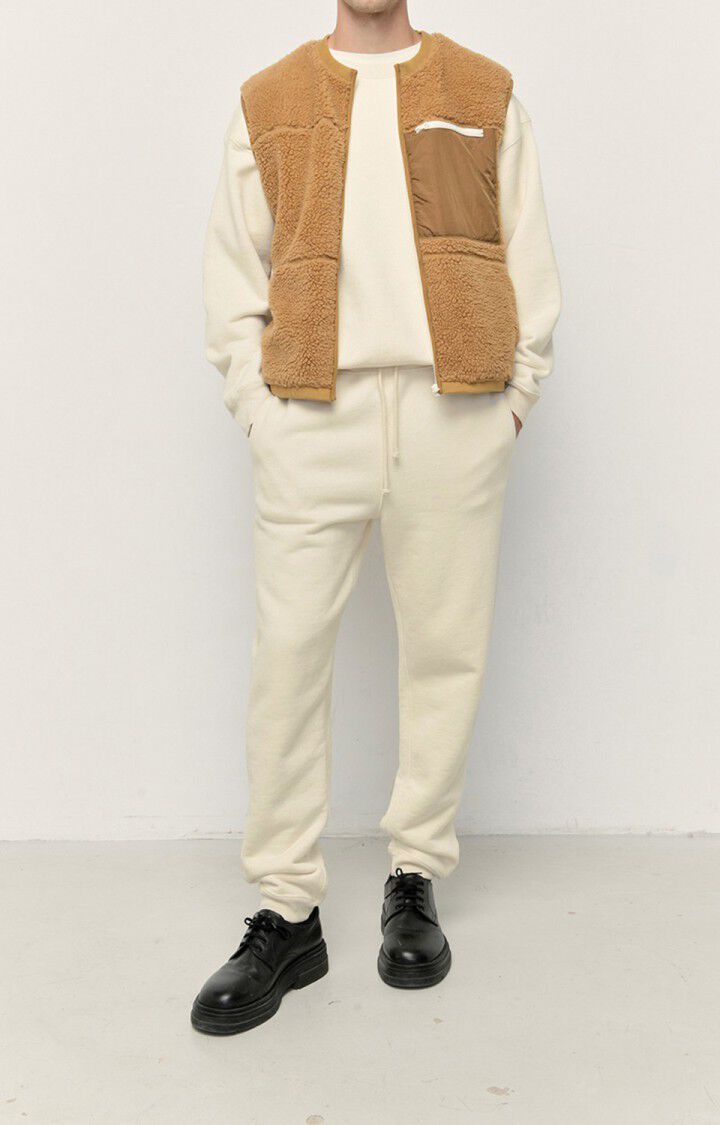 American Vintage Jogging Homme Zutabay - ECRU Beige - H22