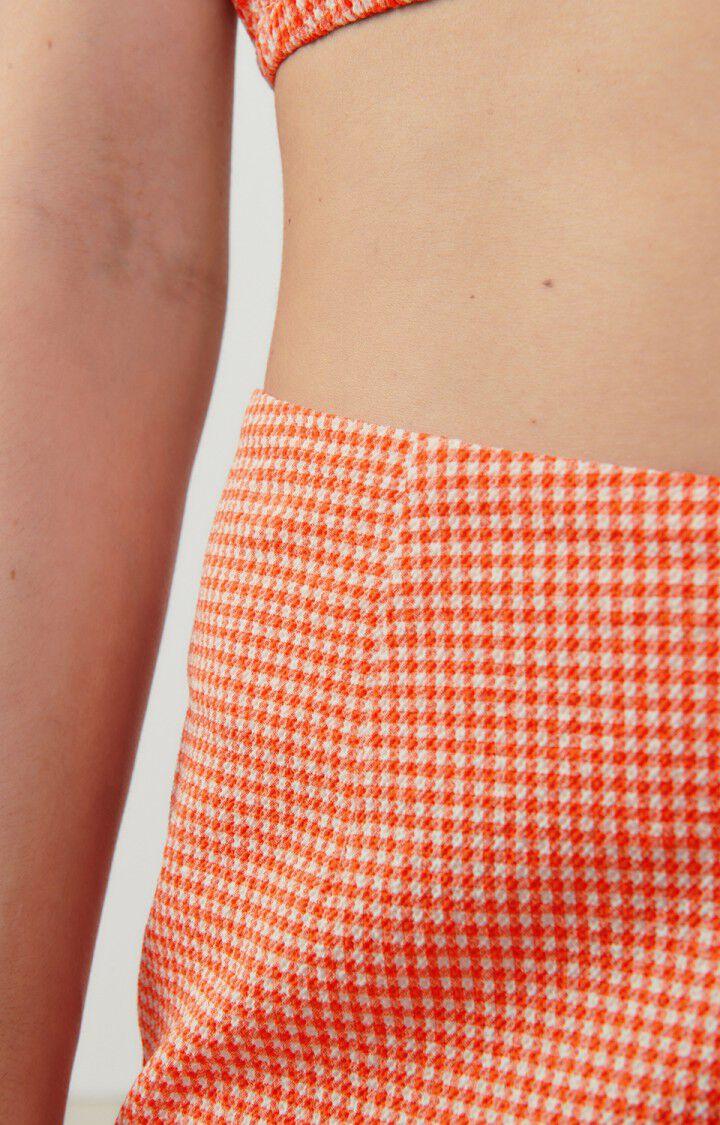 American Vintage Jupe Femme Adym - BRAISE Midi Rouge - E23