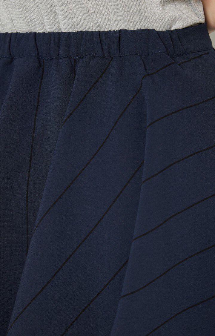 American Vintage Jupe Femme Angistate - PENOMBRE FUNAMBULE Courte Bleu - H15