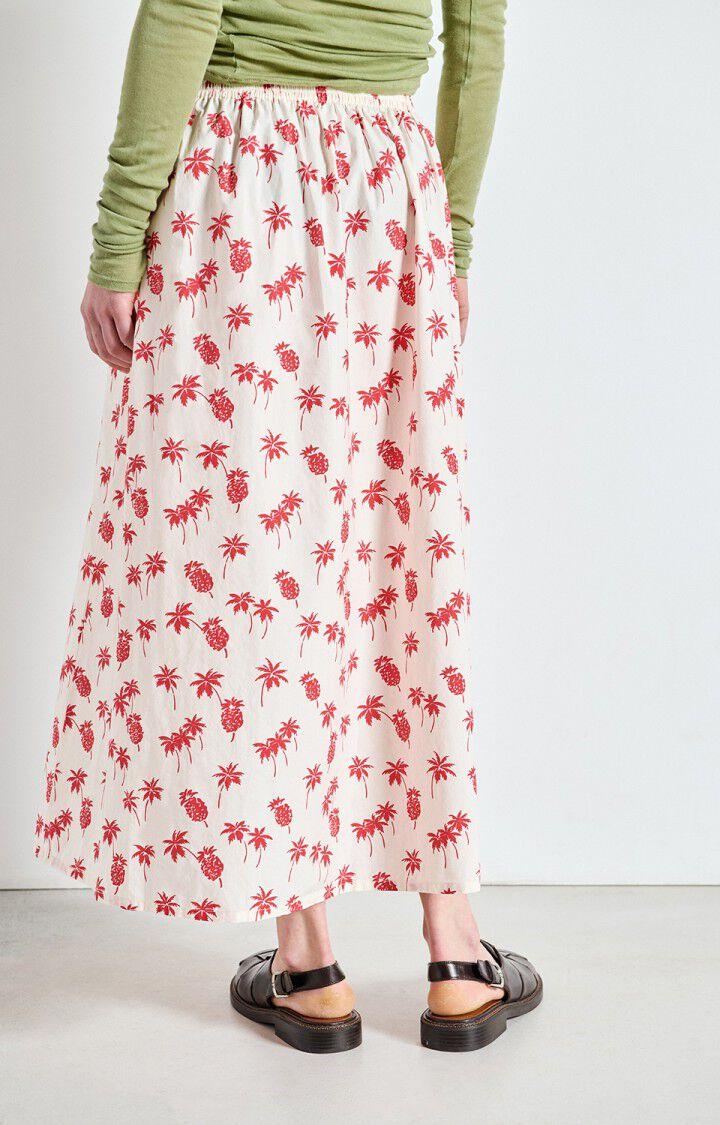 American Vintage Jupe Femme Bailow - MARTINA Trapèze Blanc - E25