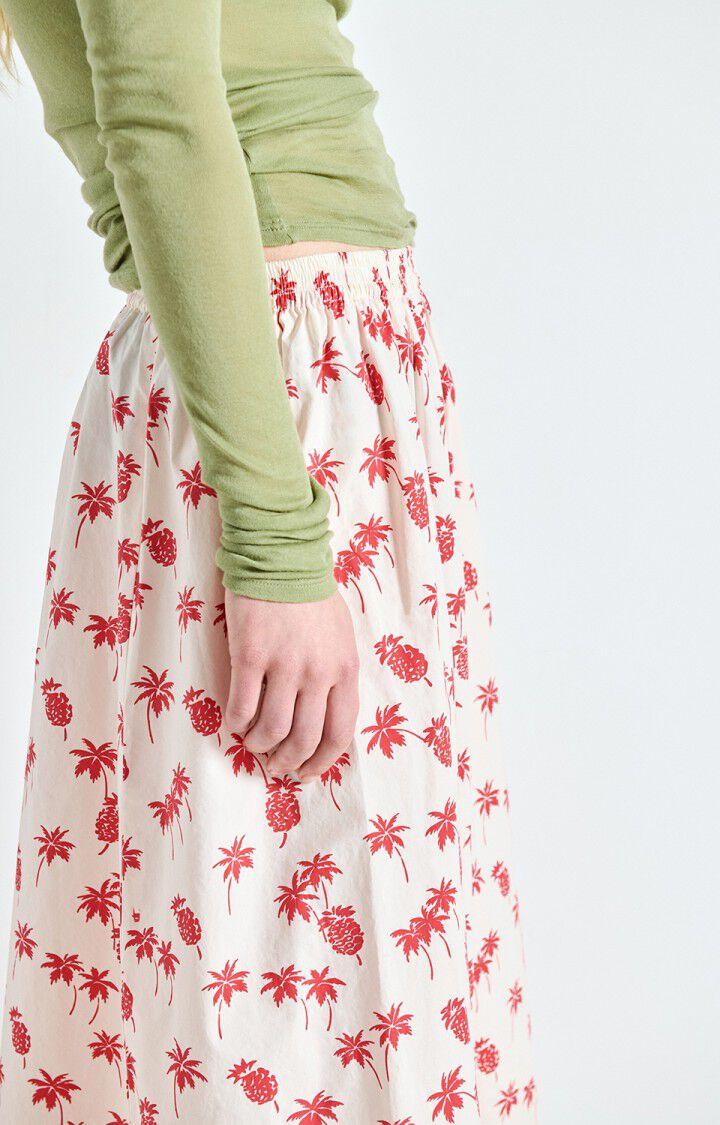 American Vintage Jupe Femme Bailow - MARTINA Trapèze Blanc - E25