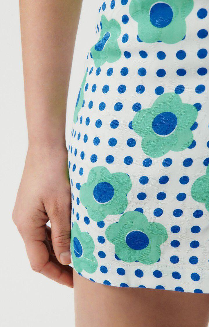 American Vintage Jupe Femme Bukbay - DONNA Courte Blanc - E23