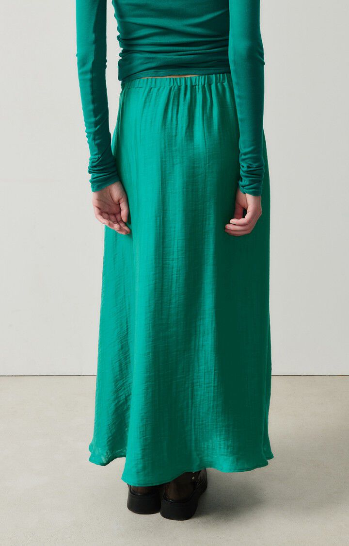 American Vintage Jupe Femme Detown - PAON Midi Bleu - H24