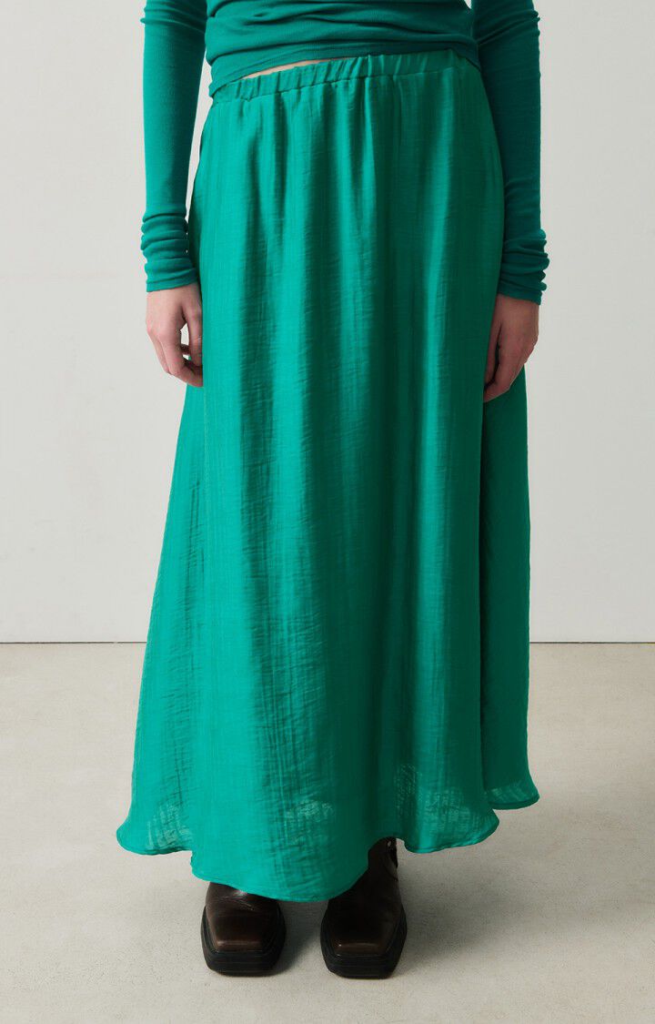 american vintage Jupe femme Detown - PAON Midi Bleu - H24