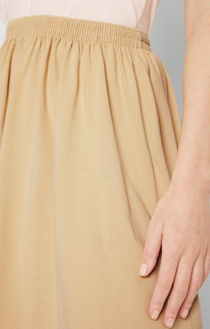 American Vintage Jupe Femme Fizvalley - CEREALE VINTAGE Midi Beige - E22