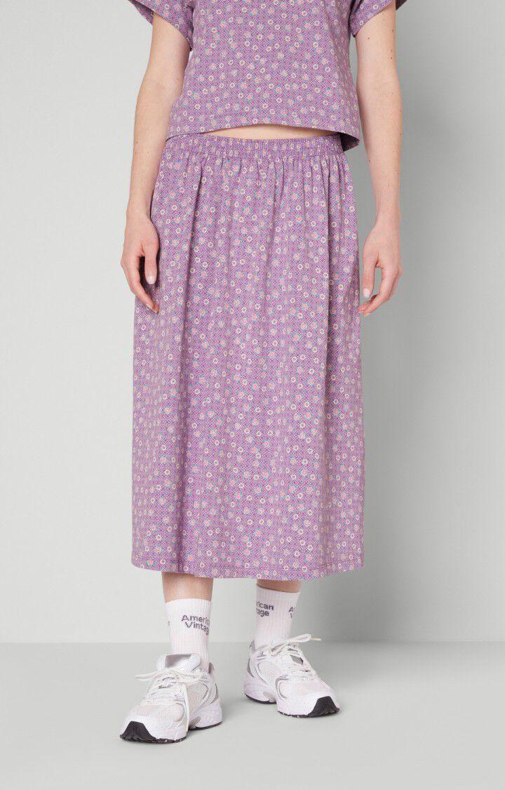 american vintage Jupe femme Fizvalley - TESS Midi Violet - E22