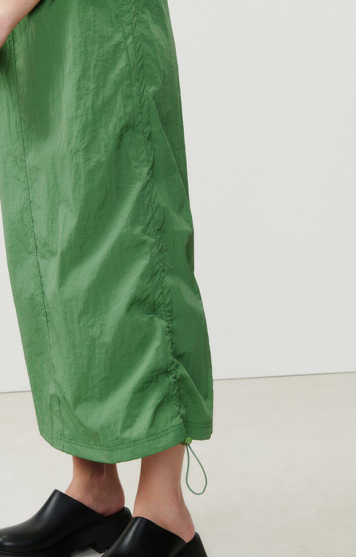 American Vintage Jupe Femme Ikino - FEUILLAGE Midi Vert - E23