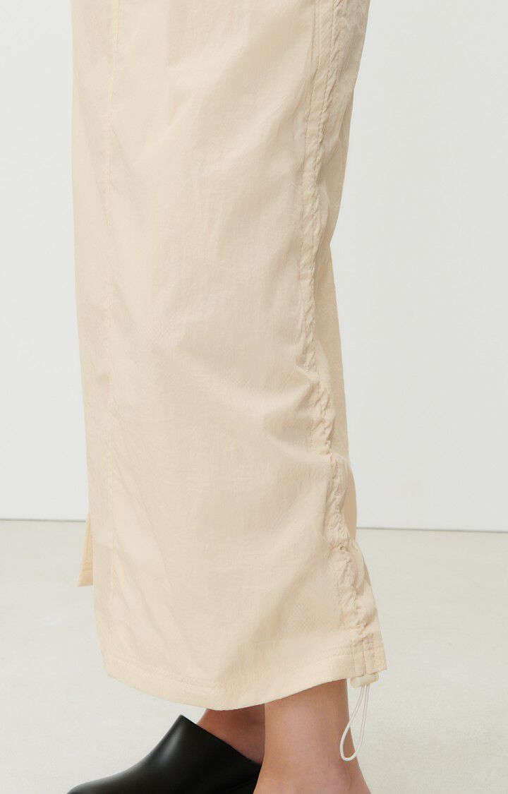 American Vintage Jupe Femme Ikino - PECHE BLANCHE Midi Beige - E23