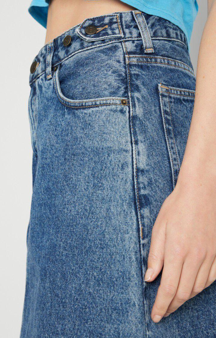 American Vintage Jupe Femme Ivagood - BLUE STONE Courte Bleu - H21