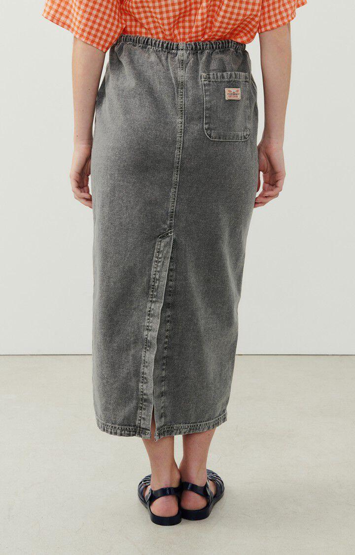 American Vintage Jupe Femme Jazy - GREY Midi Gris - H24