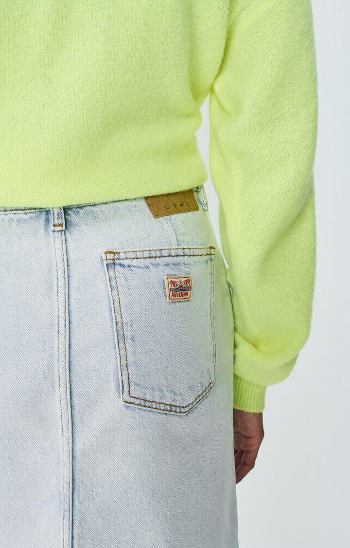 American Vintage Jupe Femme Joybird - WINTER BLEACHED Courte Bleu - E25