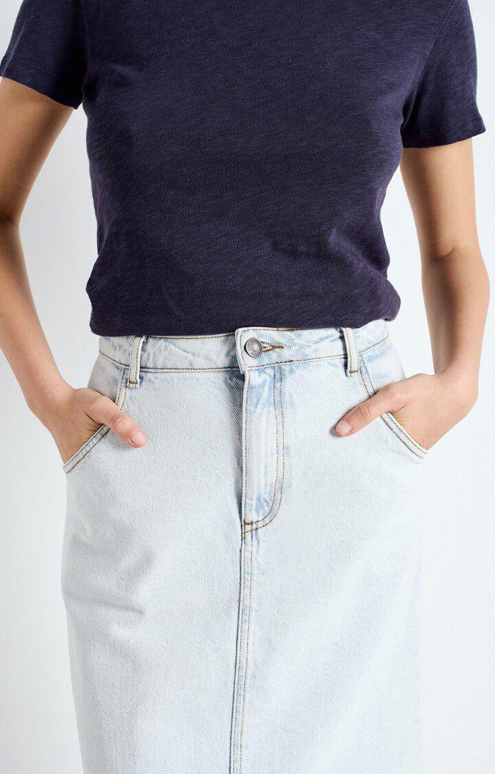 American Vintage Jupe Femme Joybird - WINTER BLEACHED Midi Bleu - E25