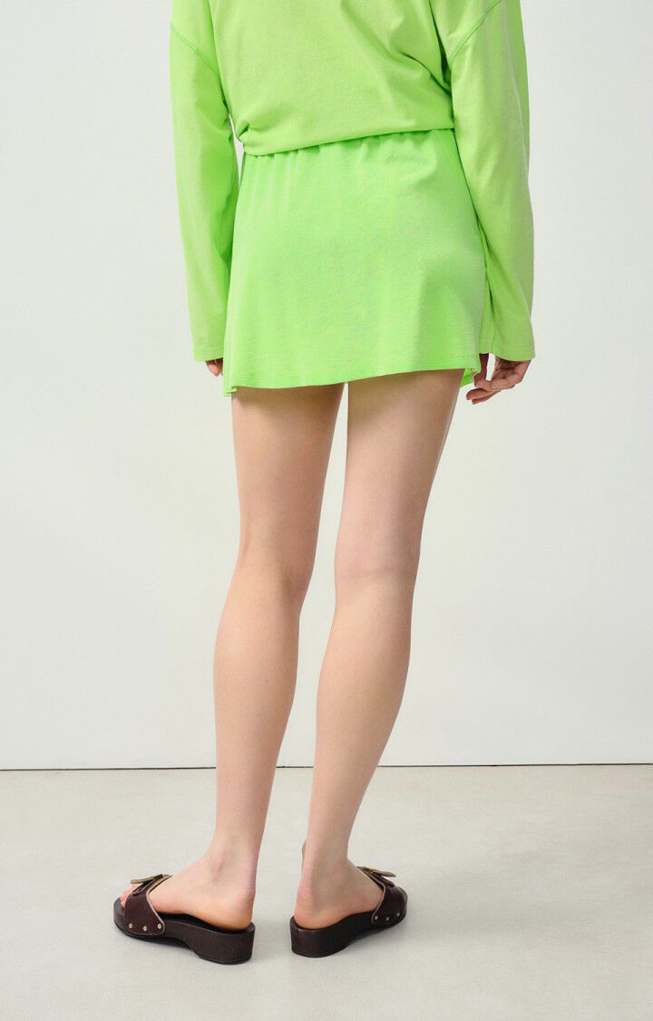 American Vintage Jupe Femme Lopintale - POMME FLUO Courte Vert - E24