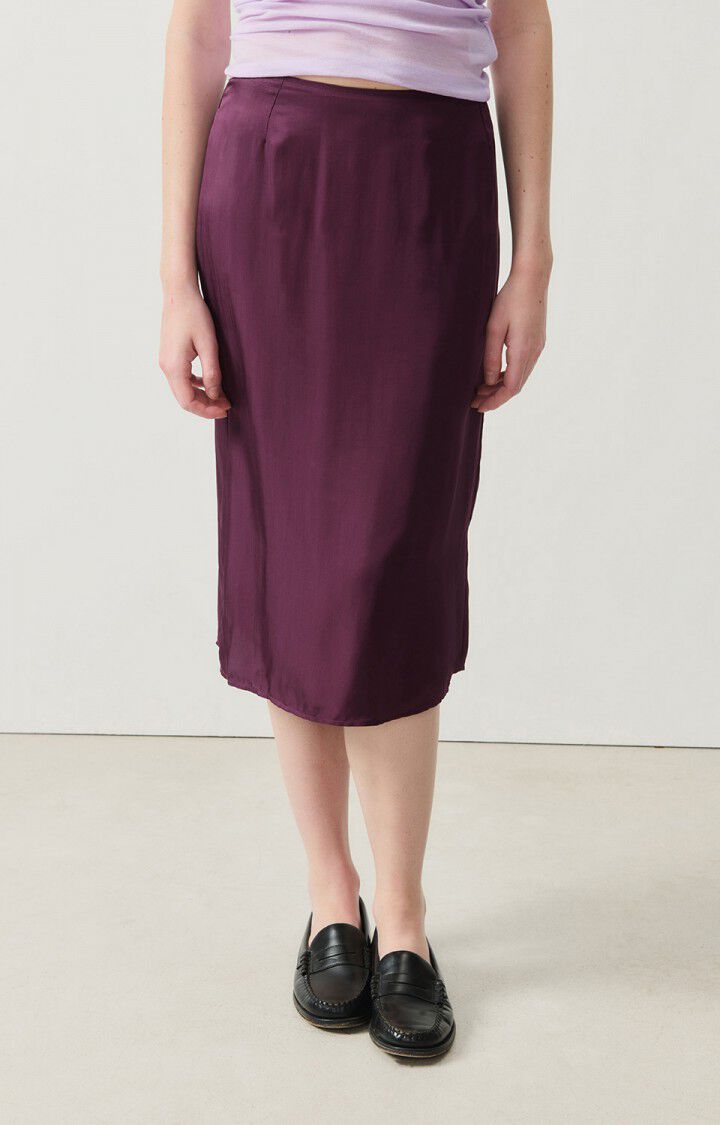american vintage Jupe femme Luabird - RAISIN Midi Violet - H24
