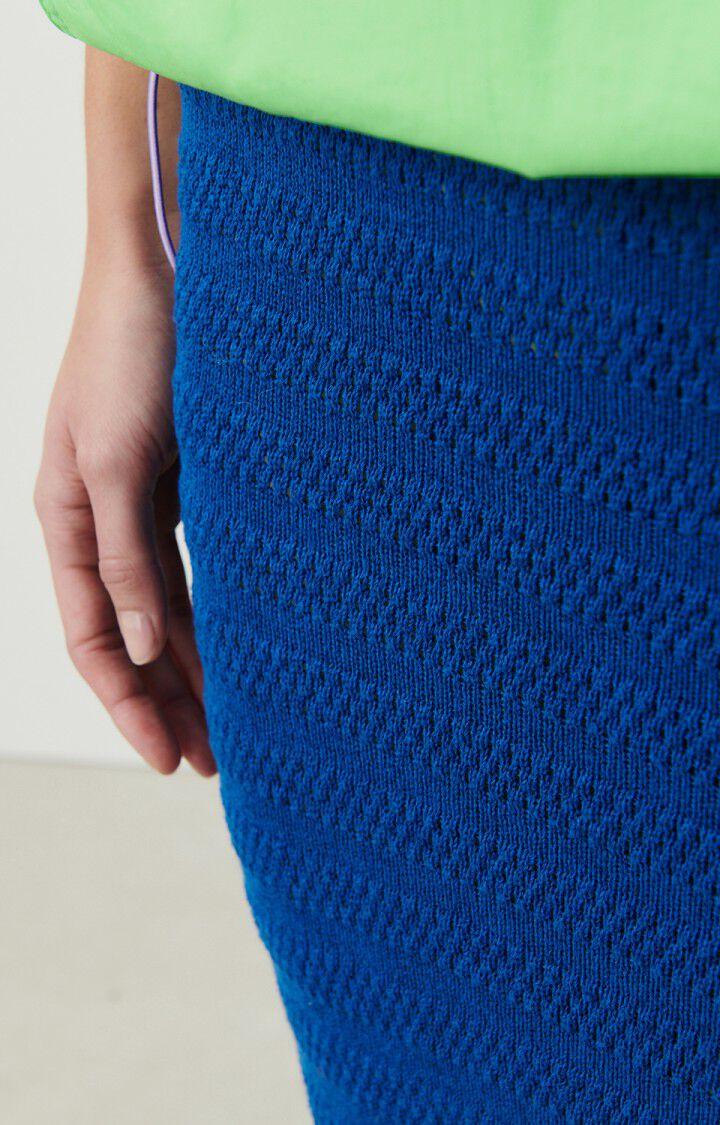 American Vintage Jupe Femme Nyama - BLEU ROI Midi Bleu - E24