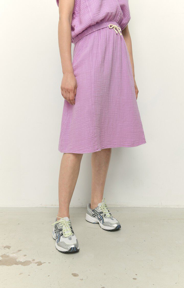 american vintage Jupe femme Oyobay - ORCHIDEE Midi Violet - E22