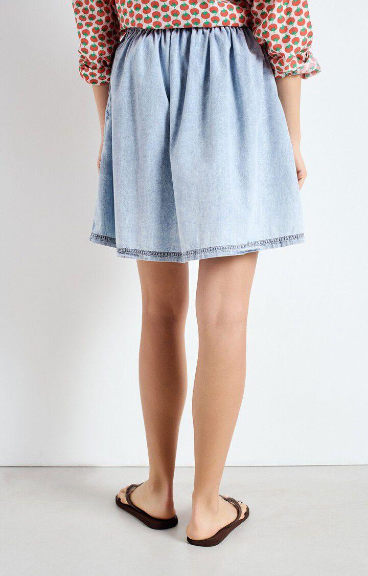 American Vintage Jupe Femme Paybou - BLUE SNOW Patineuse Bleu - E25