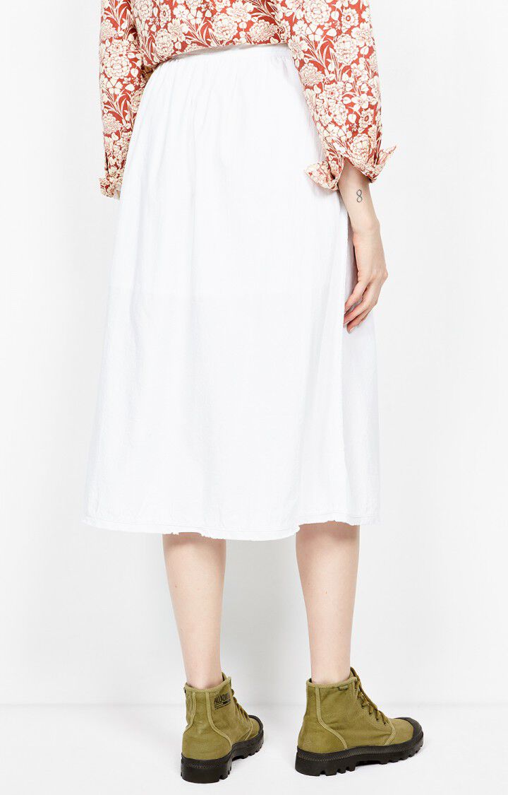 American Vintage Jupe Femme Pizabay - BLANC Blanc - E18