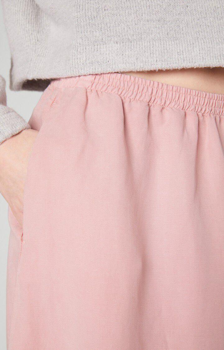 American Vintage Jupe Femme Ronrock - BOIS DE ROSE Longue Rose - E22B