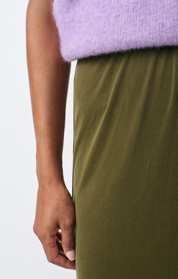 American Vintage Jupe Femme Rowkow - KAKI Longue Vert - H23