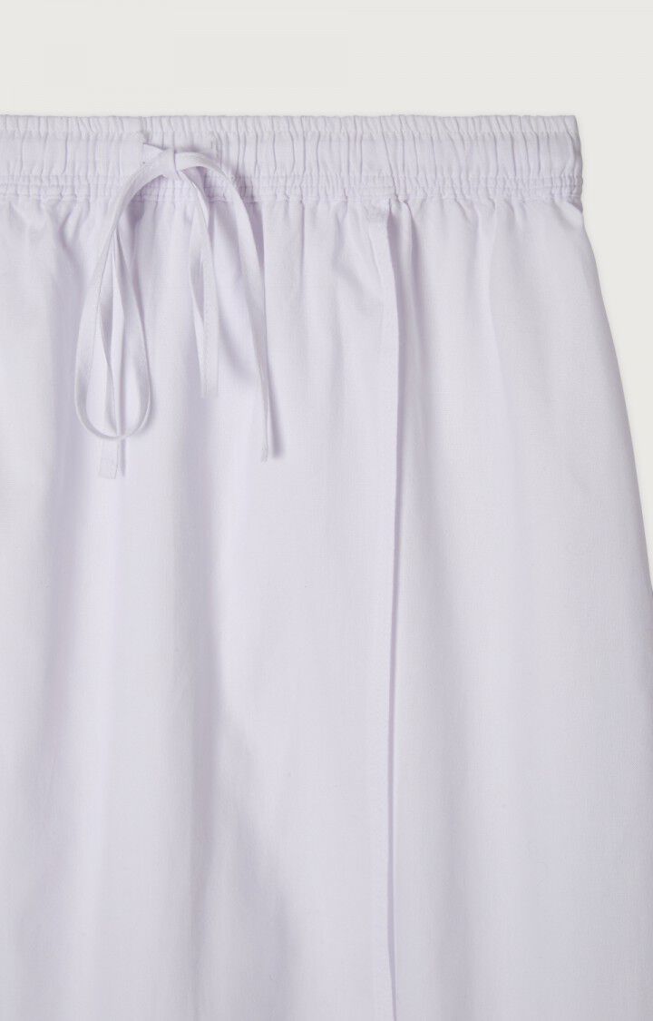 American Vintage Jupe Femme Ryty - BLANC Midi Blanc - E23B