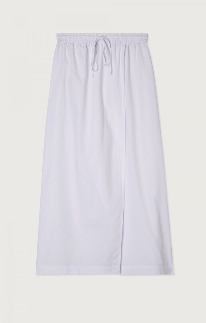 american vintage Jupe femme Ryty - BLANC Midi Blanc - E23B