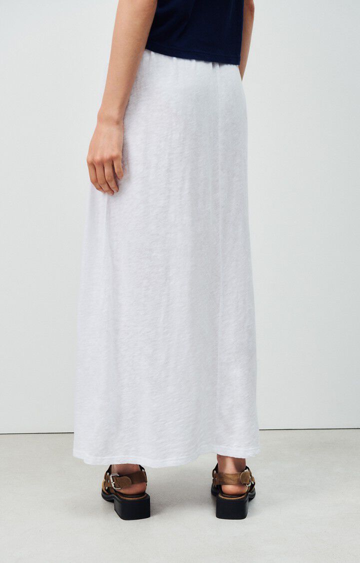 American Vintage Jupe Femme Sully - BLANC Longue Blanc - E24